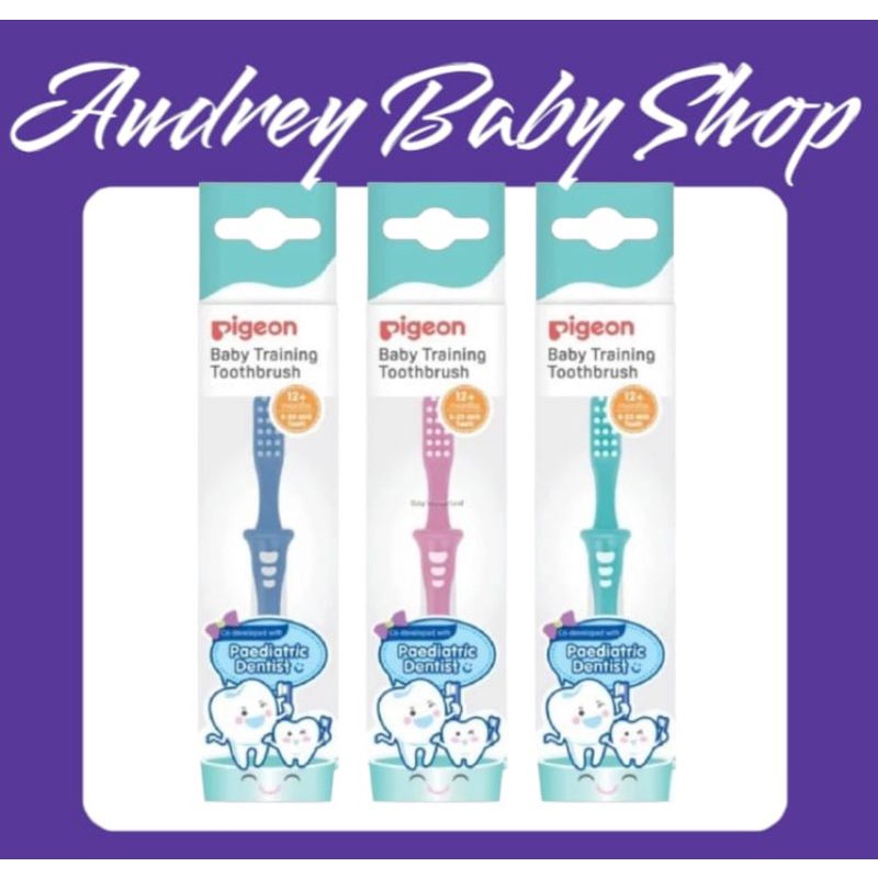 Pigeon Baby Training Toothbrush 12m+ lesson 3