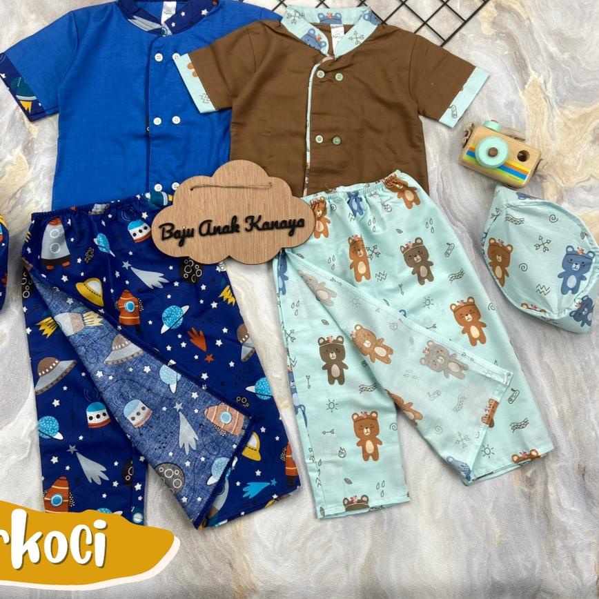 ֍ 6bln-3TH BAJU MUSLIM KOKO SARKOCI ANAK BAYI by Little Koda ver 2 (SNI) ➼