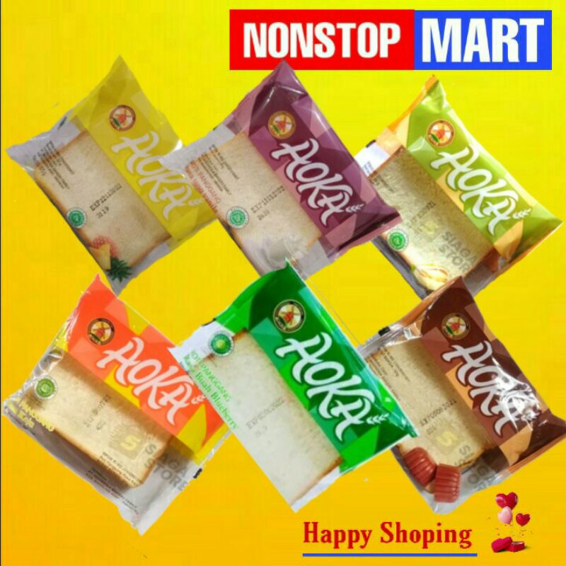 

AOKA Roti panggang all varian 65gr