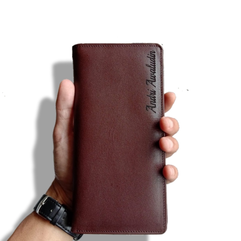 Dompet Pria / Wanita Panjang Original Kulit Asli Garut