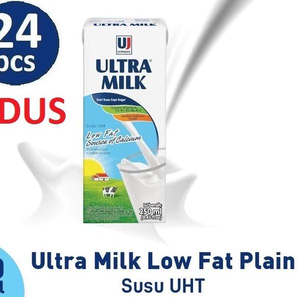 

☻ SUSU ULTRA LOW FAT PLAIN 250 ML - (HARGA 1 DUS ISI 24) ➸