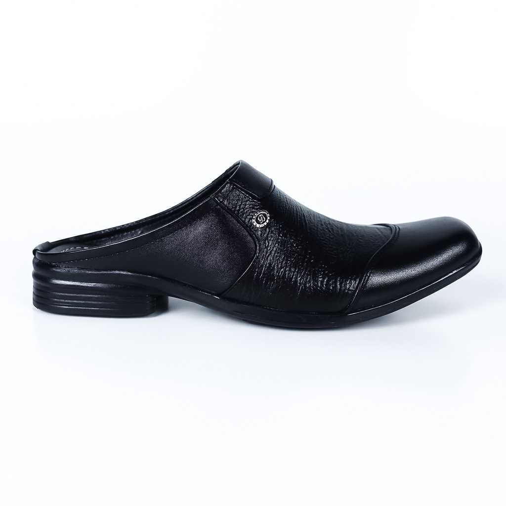 Sepatu Pantofel Pria Selop Kulit Asli SL 75