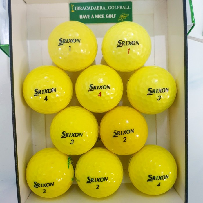 ((BISA COD)) Bola golf SRIXON KUNING second