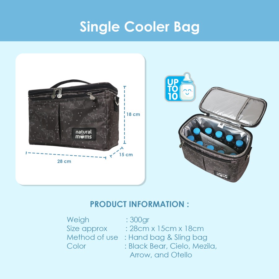 NATURAL MOMS SINGLE COOLER BAG NEO