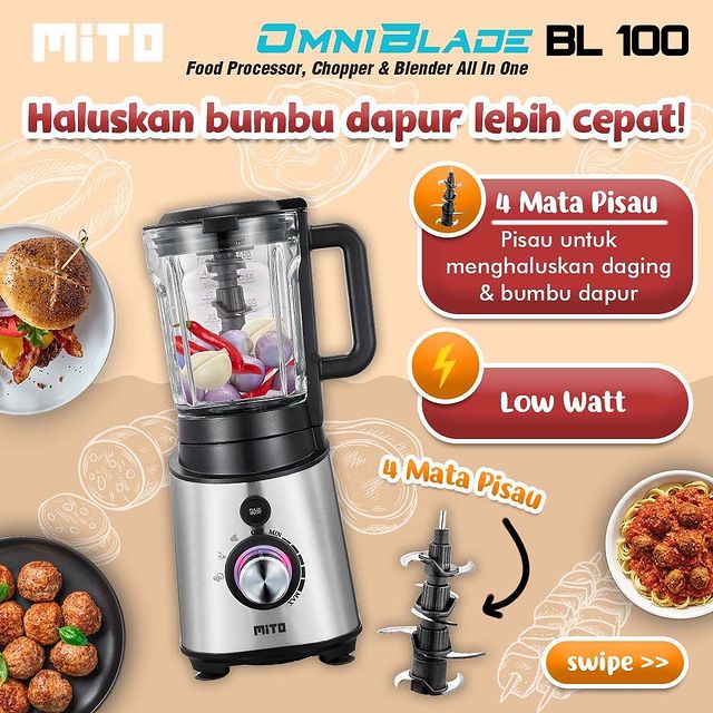 MITO BLENDER &amp; FOOD PROCESSOR BL 100 / BL100