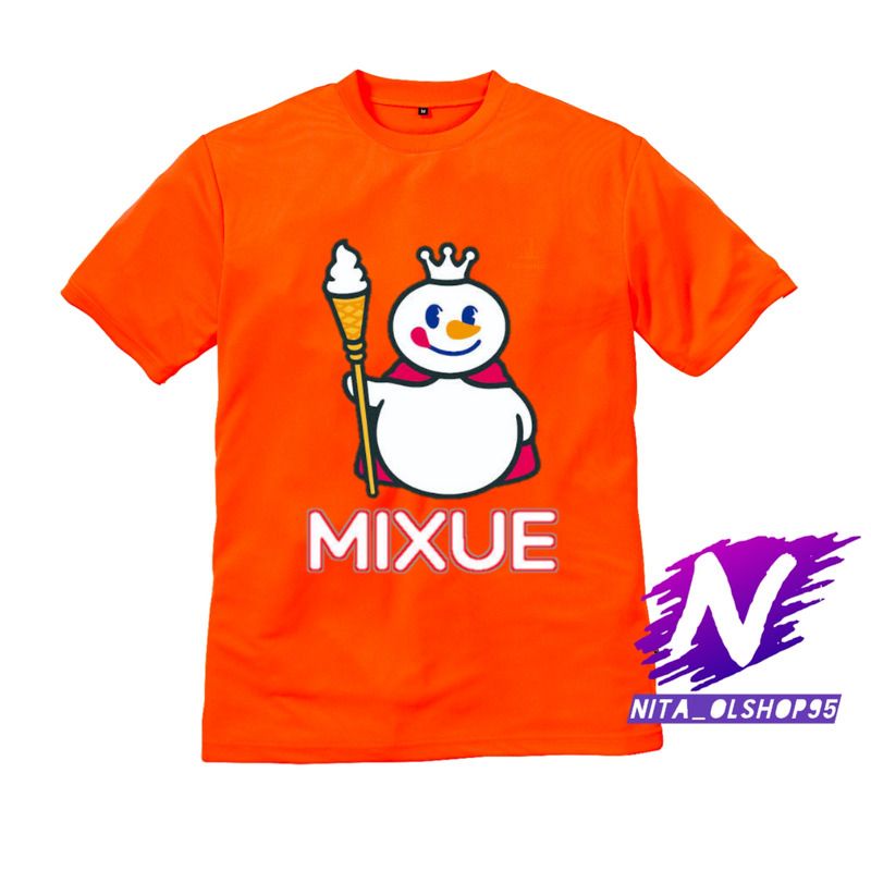 kaos anak baju anak mixue