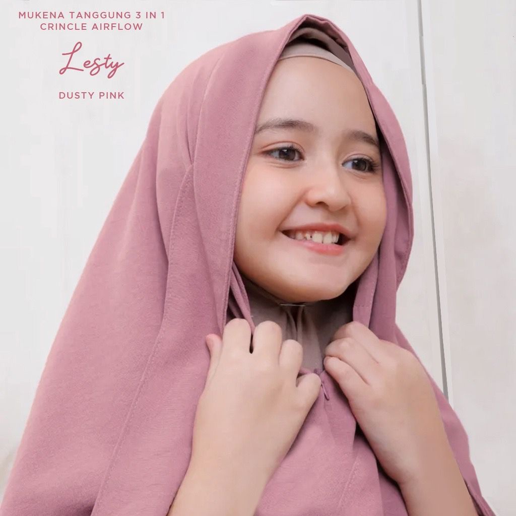 Mukena ANAK LESTI / Mukena Renda / Mukena Travel / Free Bag