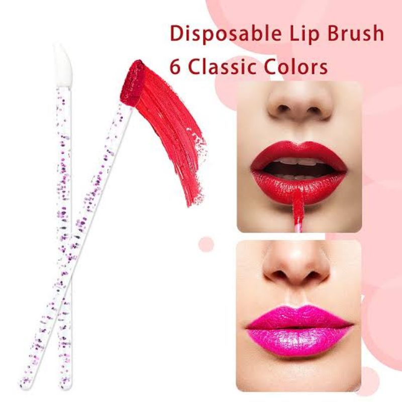 QQ4 Kuas Bibir Lipstik Lipgloss | Alat make up sikat liptint lip gloss lipglos liptik