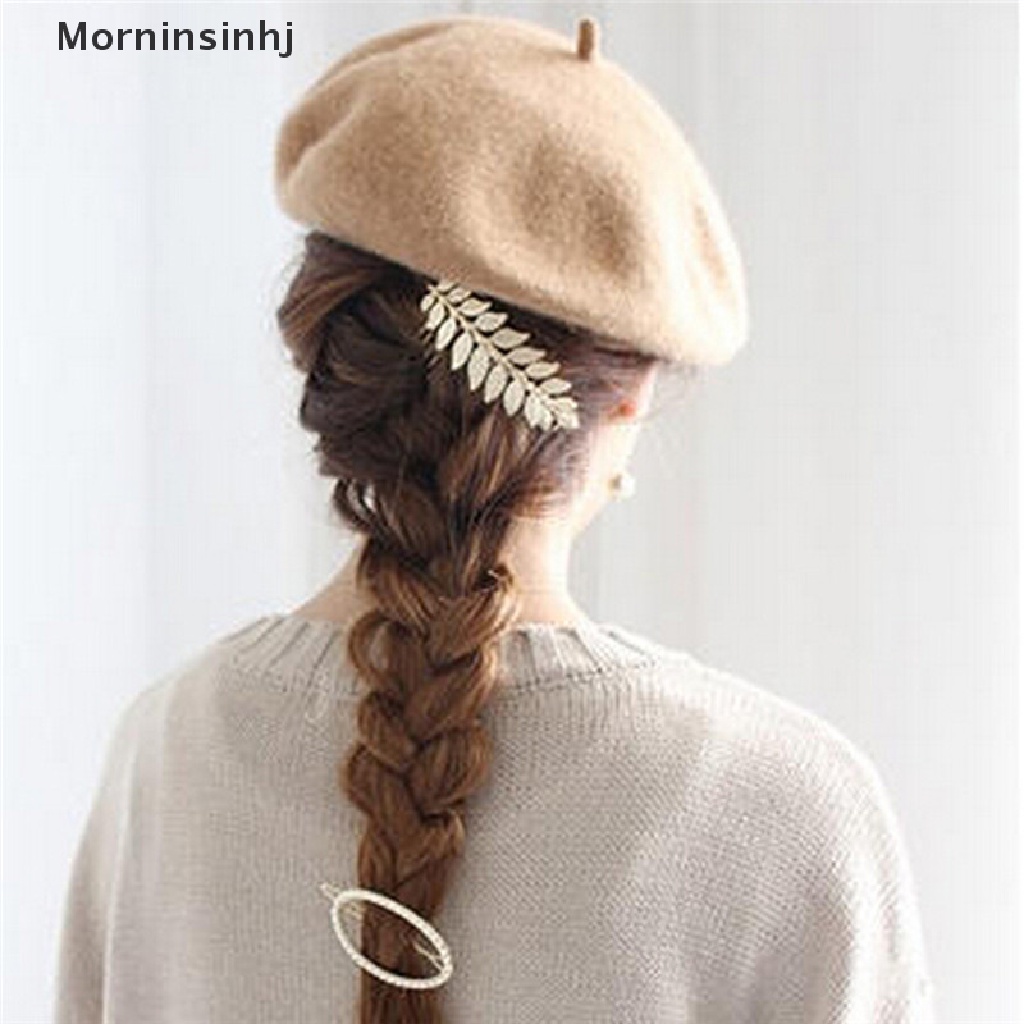 Mornin Hot Baru Wanita Lady Jepit Rambut Sisir Rambut Jepit Rambut Paduan Daun Elegan Headband id