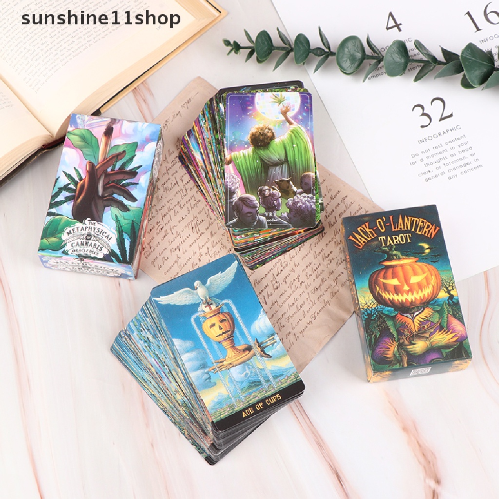 Sho 1Box Kartu Tarot Deck Misterius Tarot Board Game Permainan Ramalan Astroy N