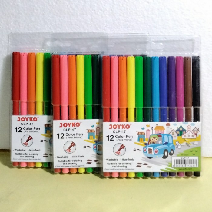 

siap kirim] 12 Color Pen CLP-47 Joyko