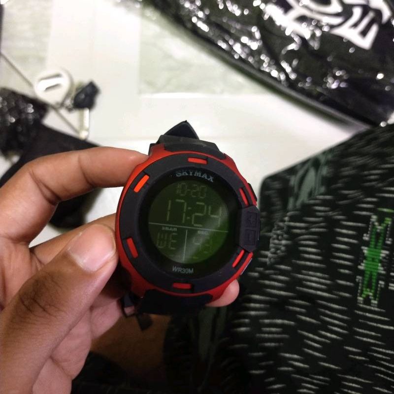 Jam Tangan Pria Sport Anti Air 30 Meter Waterproof Original Keren Free Box