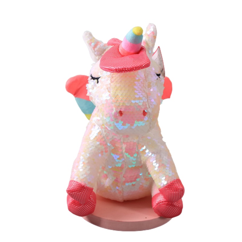 Payet Unicorn Mainan Mewah Kartun Anak Lucu Boneka Boneka Hadiah Rainbow