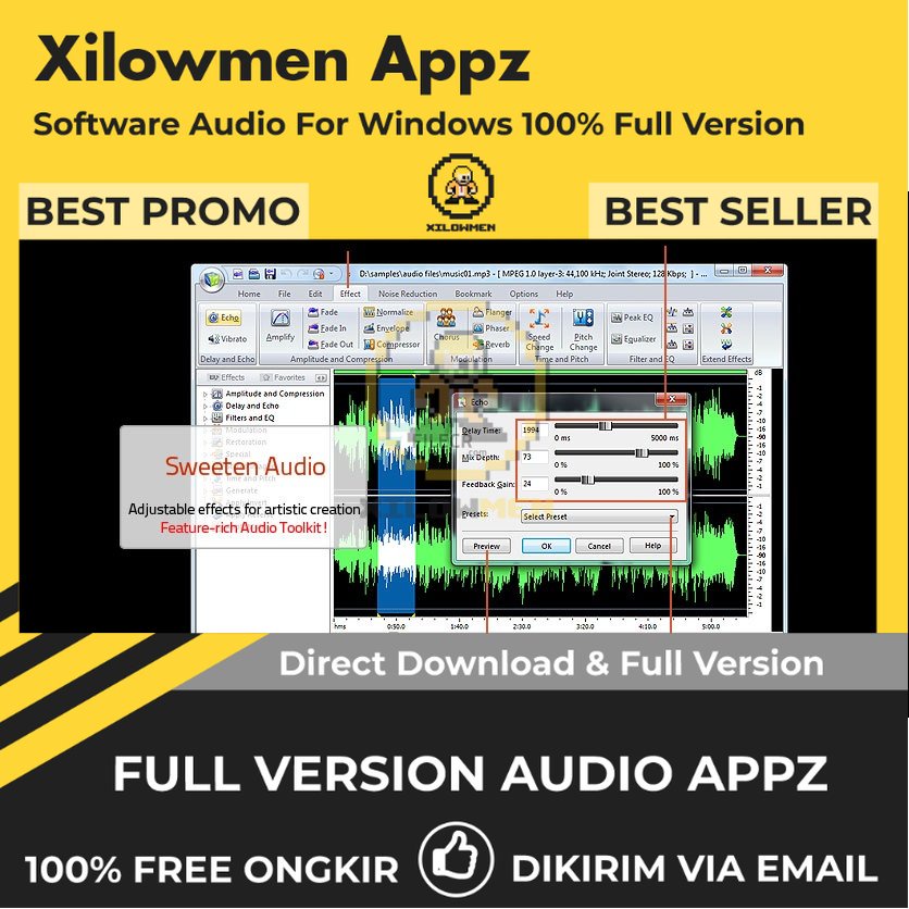 [Full Version] Free Audio Editor Pro Lifetime Audio Software WIN OS