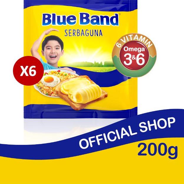 

♚ Blue Band Margarin Serbaguna 6 x 200 gr ☏