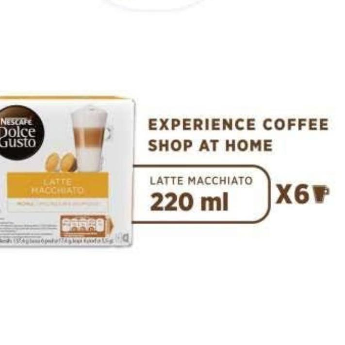 

❈ Nescafe Dolce Gusto Latte Macchiato Coffee Capsule ➽