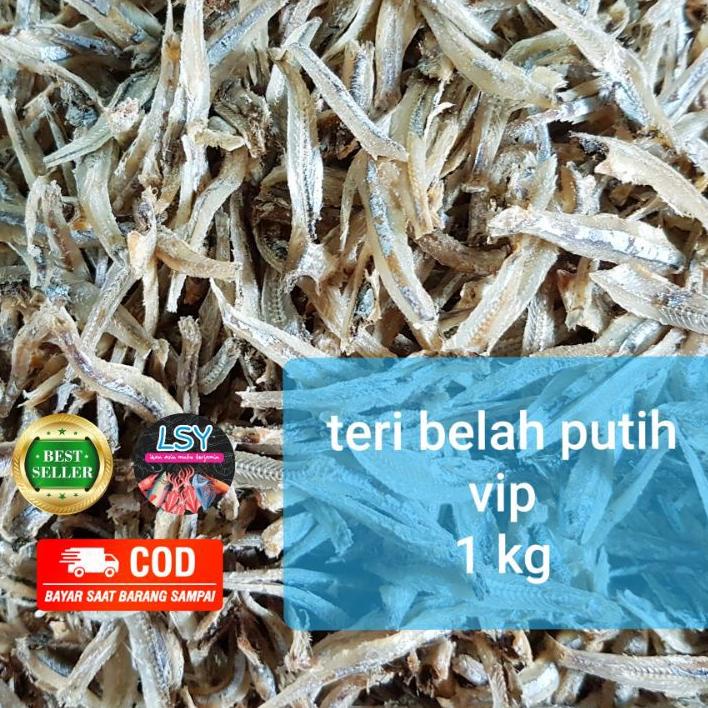 

Star 12.12 ikan asin teri belah putih vip / jengki belah vip 1kg gas !!