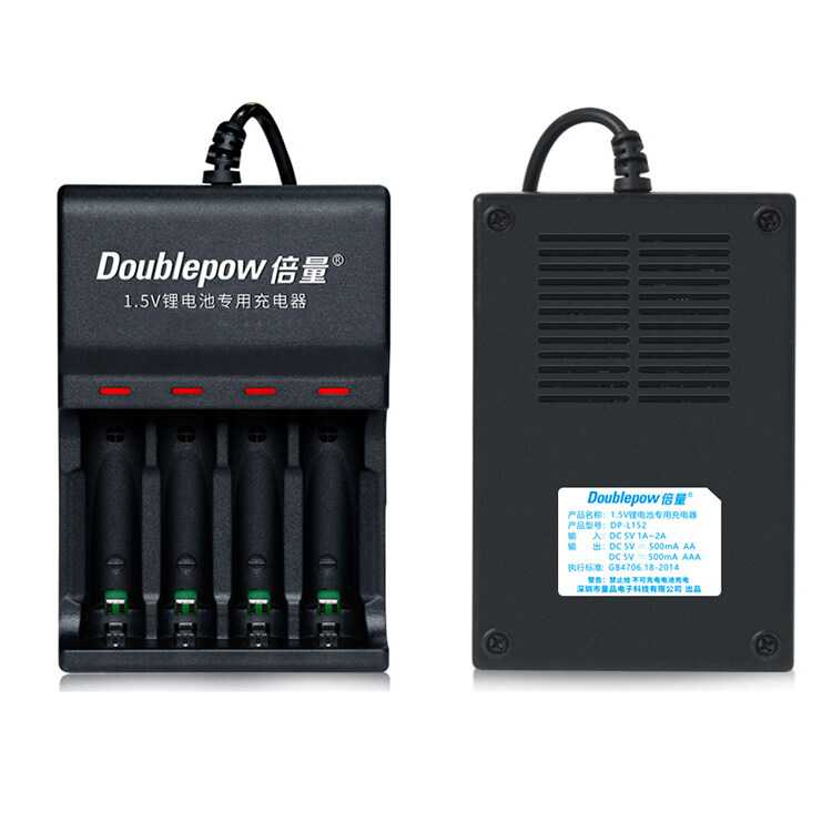 (BISA COD) FTIHSHP Doublepow USB-Powered Charger Baterai 4 Slot AA/AAA 1.5V - DP-L152