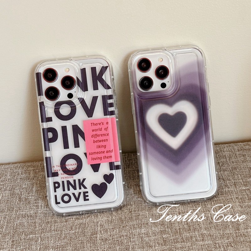 IPHONE Kompatibel Untuk Iphone14 13 12 11 Pro Max X XR Xs Max8 7 6 6s Plus SE 2020 Casing Ponsel INS Black Phantom Love Pattern Soft Cover