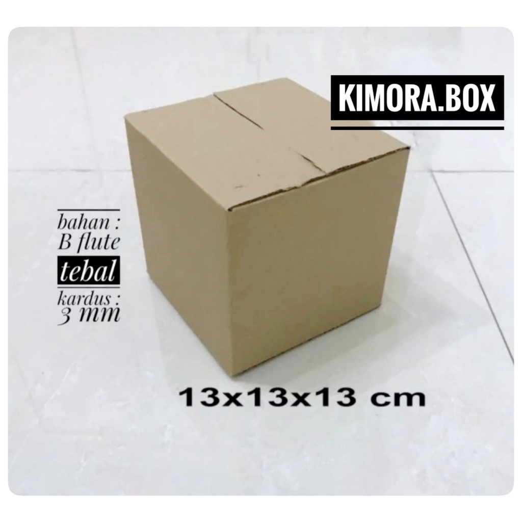 

Kardus karton uk. 13x13x13 cm Kotak Box ST untuk packing Souvenir