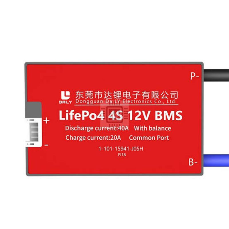 BMS lifepo4 Daly 4s (12v) 40A