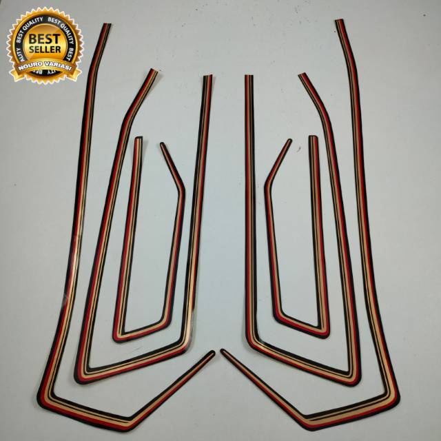 striping honda gl 100 gold cacing gl100 gln zeris
