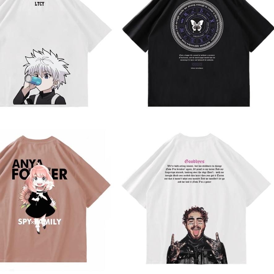 ♪ [ OVERSIZE ] LETTUCY baju kaos oversize t-shirt streetwear ♕