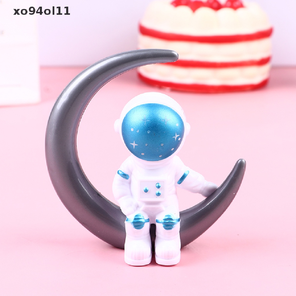 Xo Astronot Cake Topper Space Universe Hiasan Kue Properti Pesta Ulang Tahun Antariksa OL