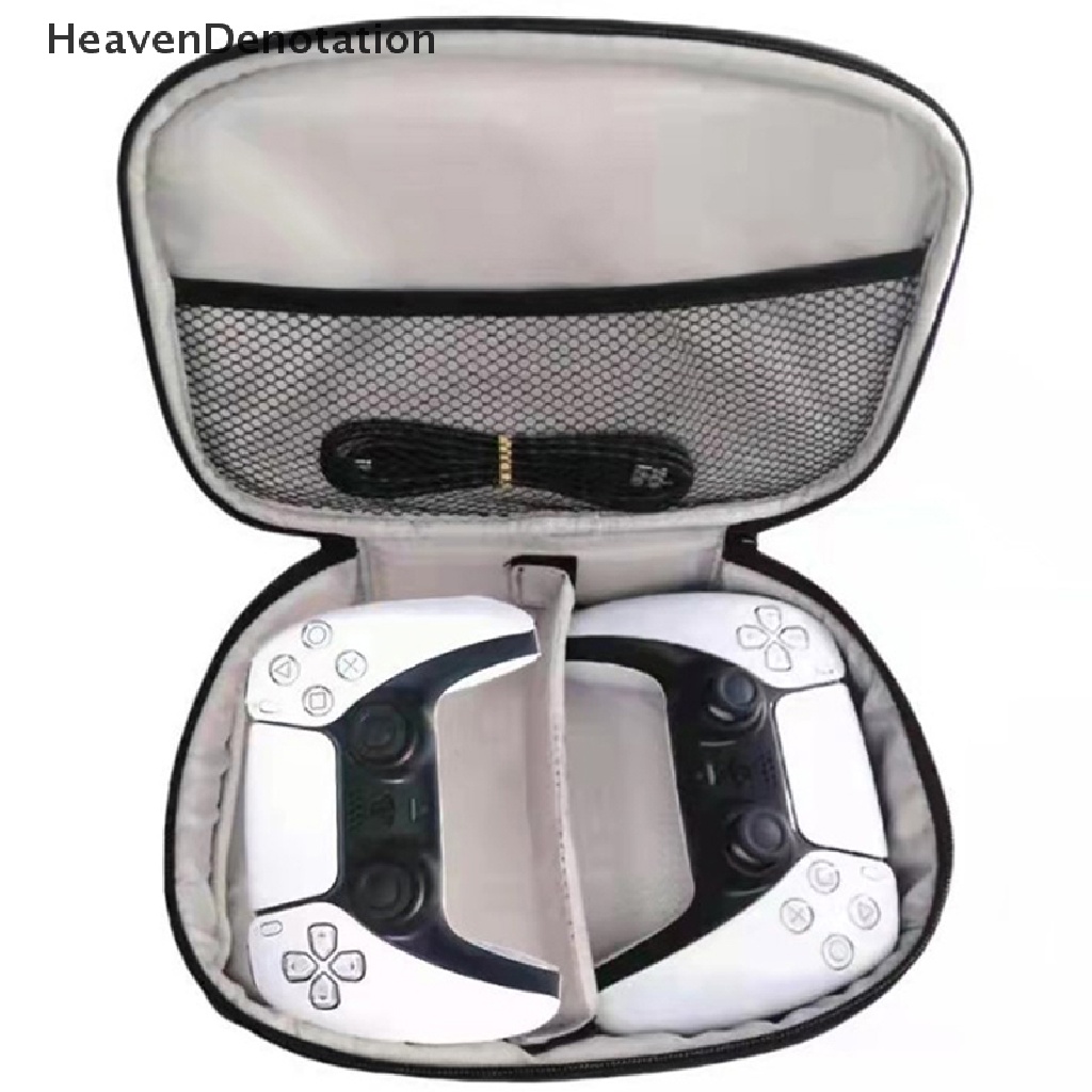 PLAYSTATION [HeavenDenotation] Portabel Membawa Case Untuk PS5 Controller Water-Resistance Handbag Tas Penyimpanan Tahan Guncangan Untuk Playstation5 Dualsense Gamepad HDV