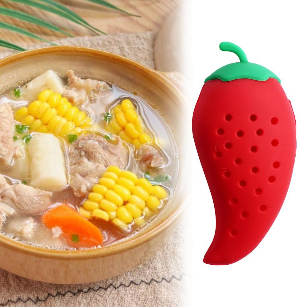 【 ELEGANT 】 Saringan Bumbu Dapur Cabe Kreatif Gadget Rebusan Soup Seasoning Kit
