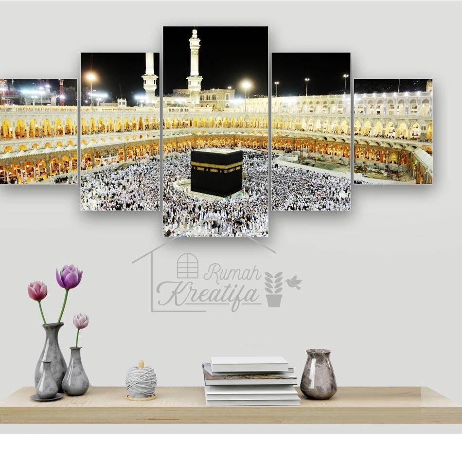 ➲ Hiasan Dinding Kakbah Mekah  Ruang Tamu Masjidil Haram Jumbo Besar ➭