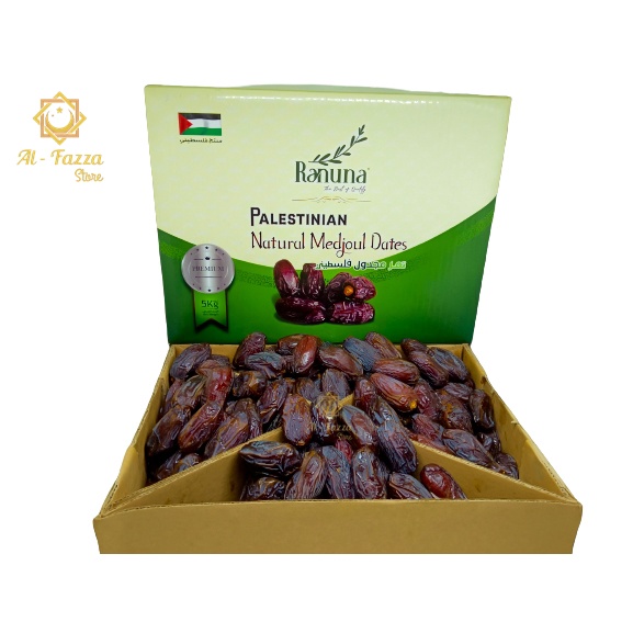 

Kurma Medjool Jumbo Palestine Ranuna 5 kg - Kurma Raja - Medjool Dates Natural Ranuna Premium Quality