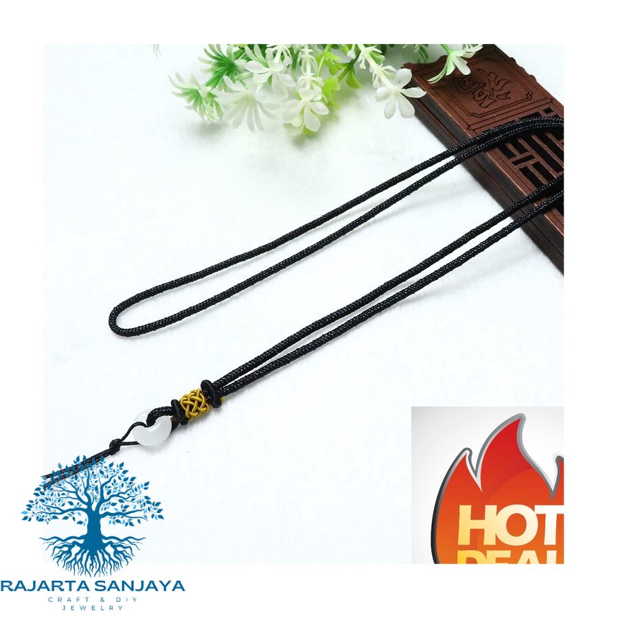 Model Tombol Kalung Tali Liontin Bawah Diy Tenunan Tangan Tali Lanyard