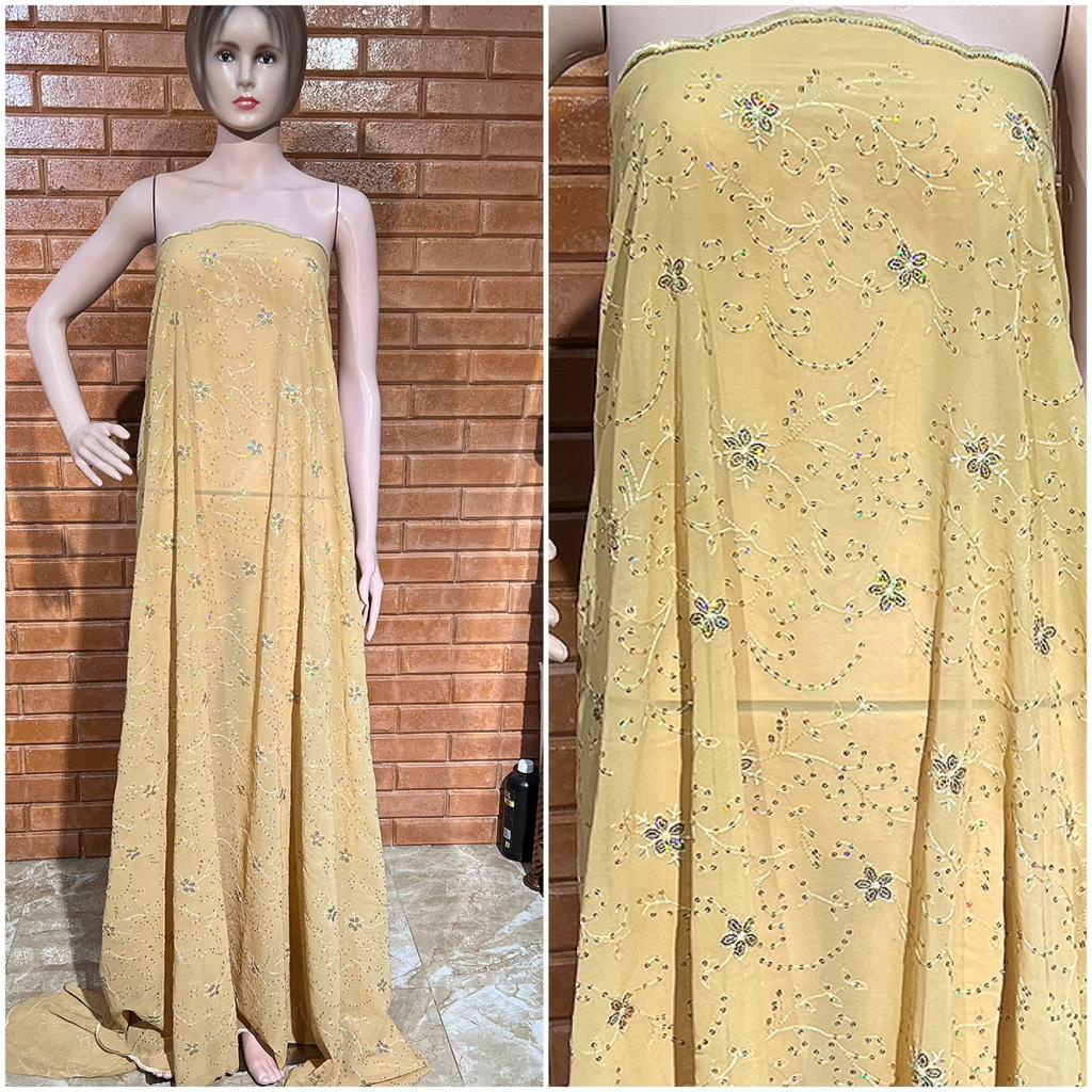 Kain sari india/bahan sari india/ cocok untuk baju Punjabi,dan sari India TERBARU