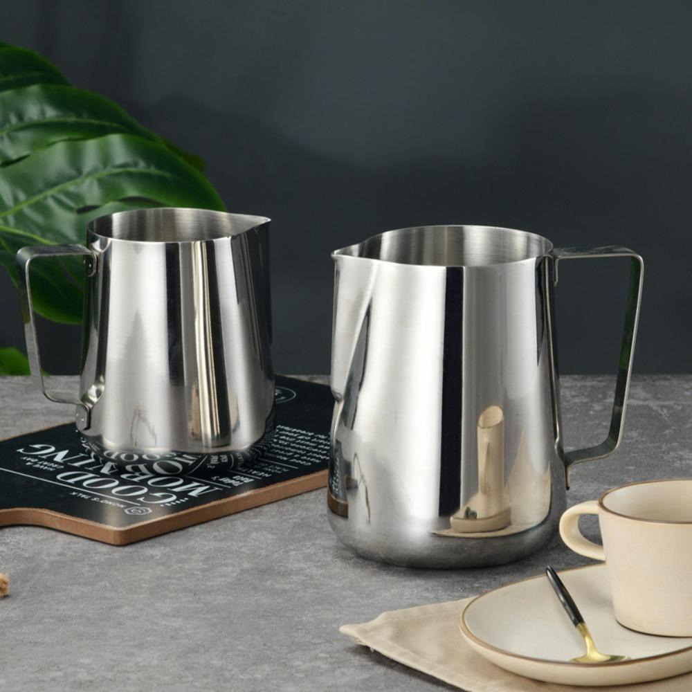 Solighter Frother Cup Perlengkapan Dapur Barista Latte Steaming Kopi Susu Frothing Jug