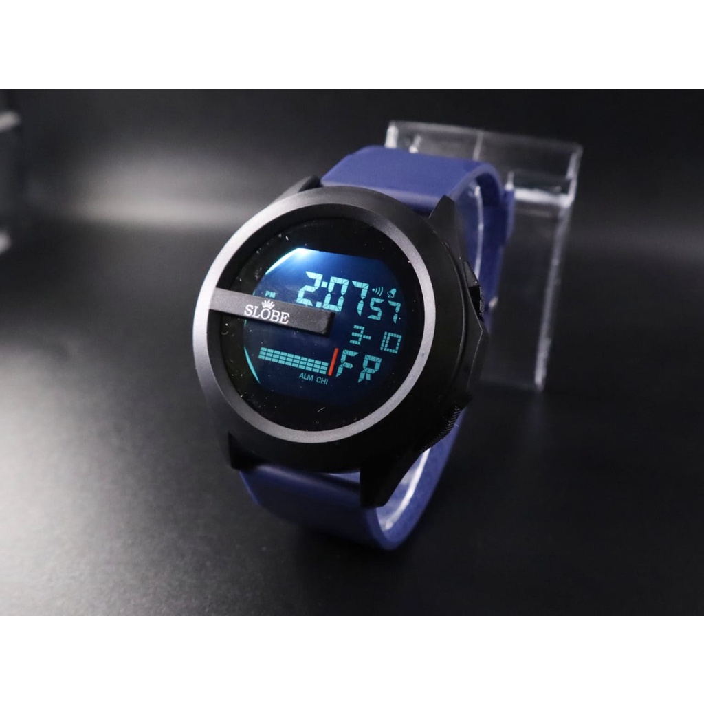 Jam tangan sporty pria digital SLOBE original | Jam tangan cowok Keren Watter resistant