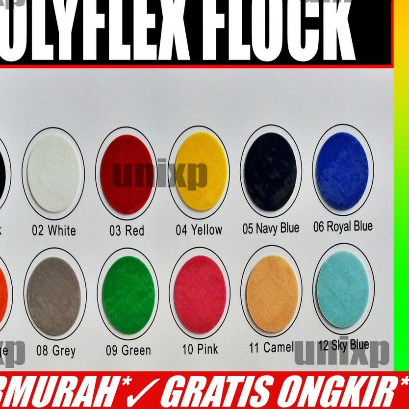 ℗ Polyflex Pvc Korea Poliflex Polyflock Bludru Sablon Polyflex Flock ➭