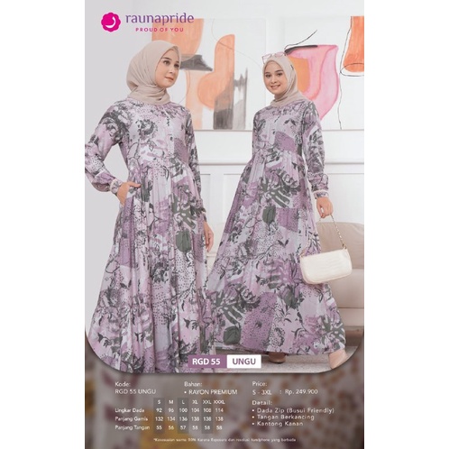 Rauna Gamis / RGD - 55 Rayon / Fashin Muslim