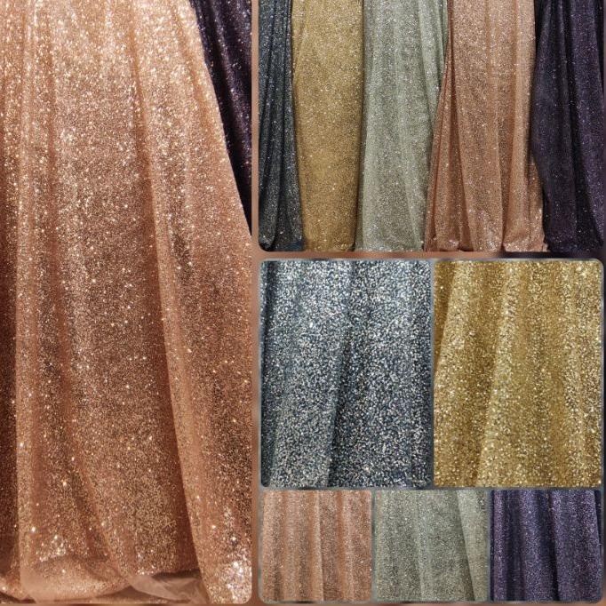 ✽ Kain Sugar Candy Crush Sparkle Glitter Spesial ➬