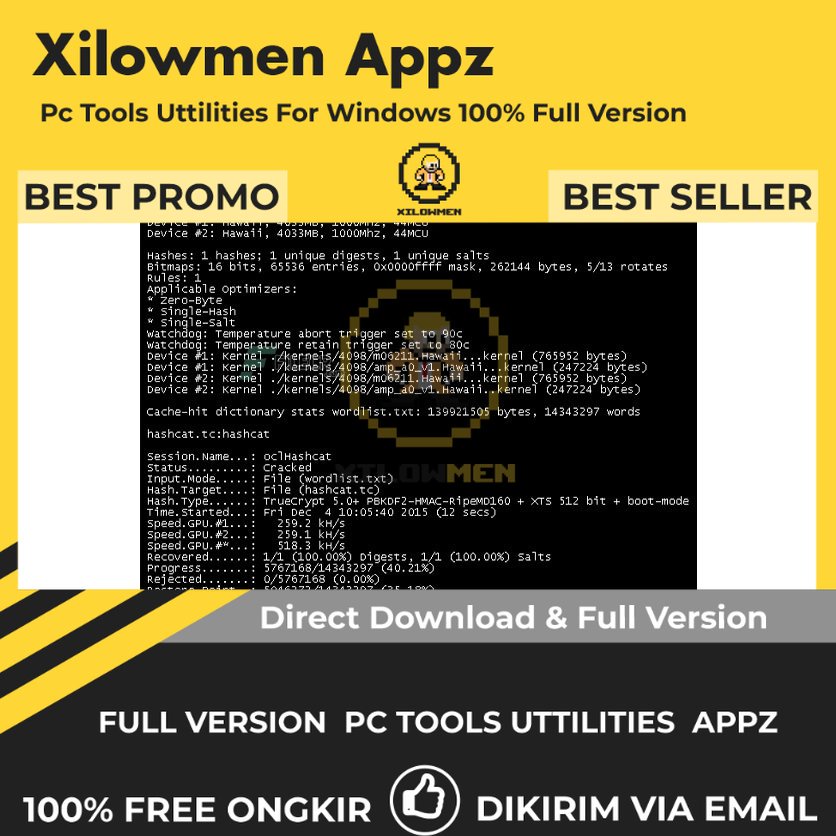 [Full Version] hashcat Pro PC Tools Software Utilities Lifetime Win OS