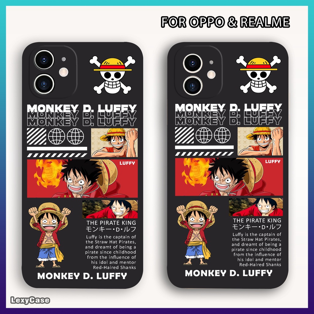 Case One Piece Luffy Gold Keren SM095 REALME C11 C12 C15 C17 C20 C21Y C25Y C30 C31 C33 C35 REALME 5i