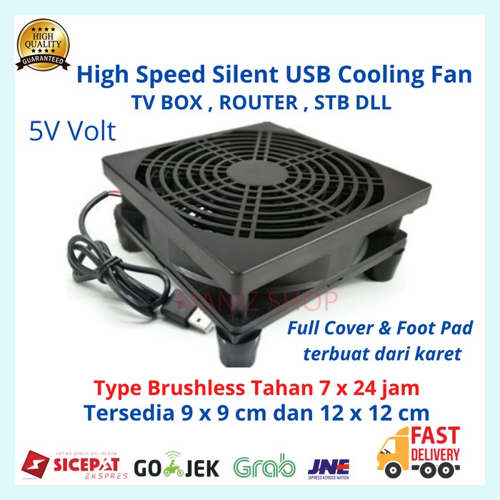 Cooling Usb Fan Kipas Cooling Pendigin Tv Box Wifi Router Set Top Box