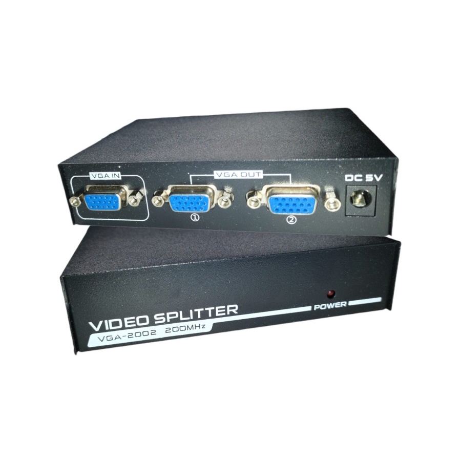 SPLITTER VGA 2 PORT VGA SPLITTER 2 PORT - VGA SPLITTER 4 PORT IN 1 OUT 2 PORT 200MHZ