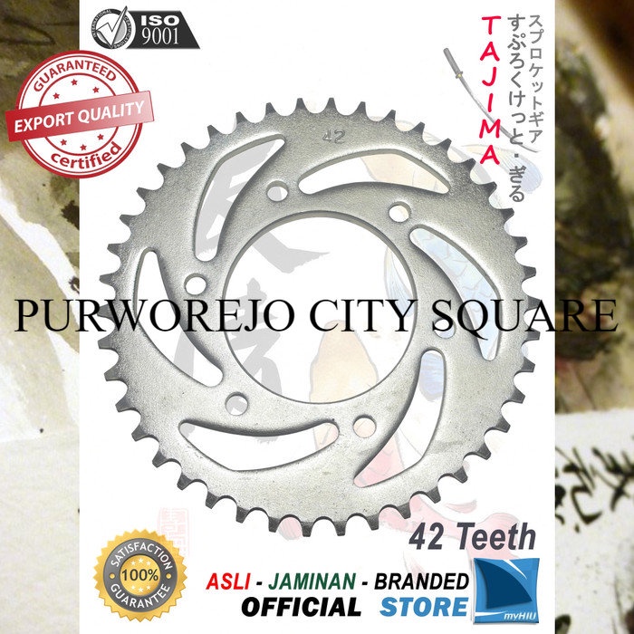 Spesial Gir Belakang / Gear Belakang 428-42T Yamaha Vixion, Vixion New TAJIMA