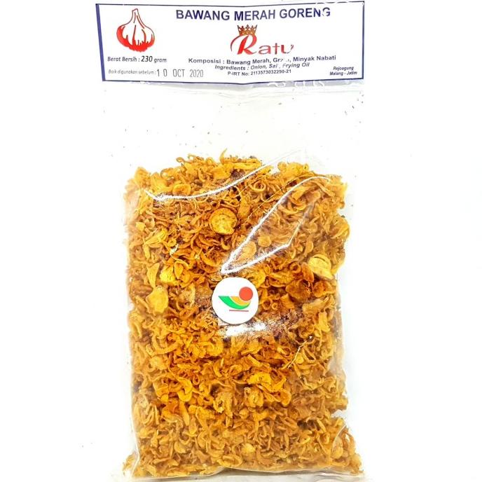 

RATU BAWANG MERAH GORENG 230gr |PUTIH INSTAN ASLI MURAH TERMURAH tab02