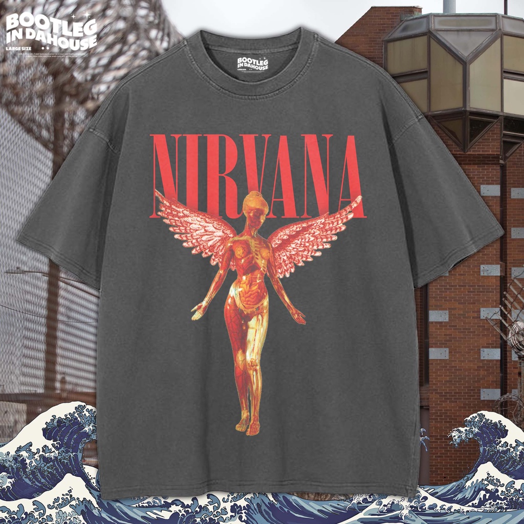 NIRVANA Oversize T-shirt / Kaos Oversize  NIRVANA