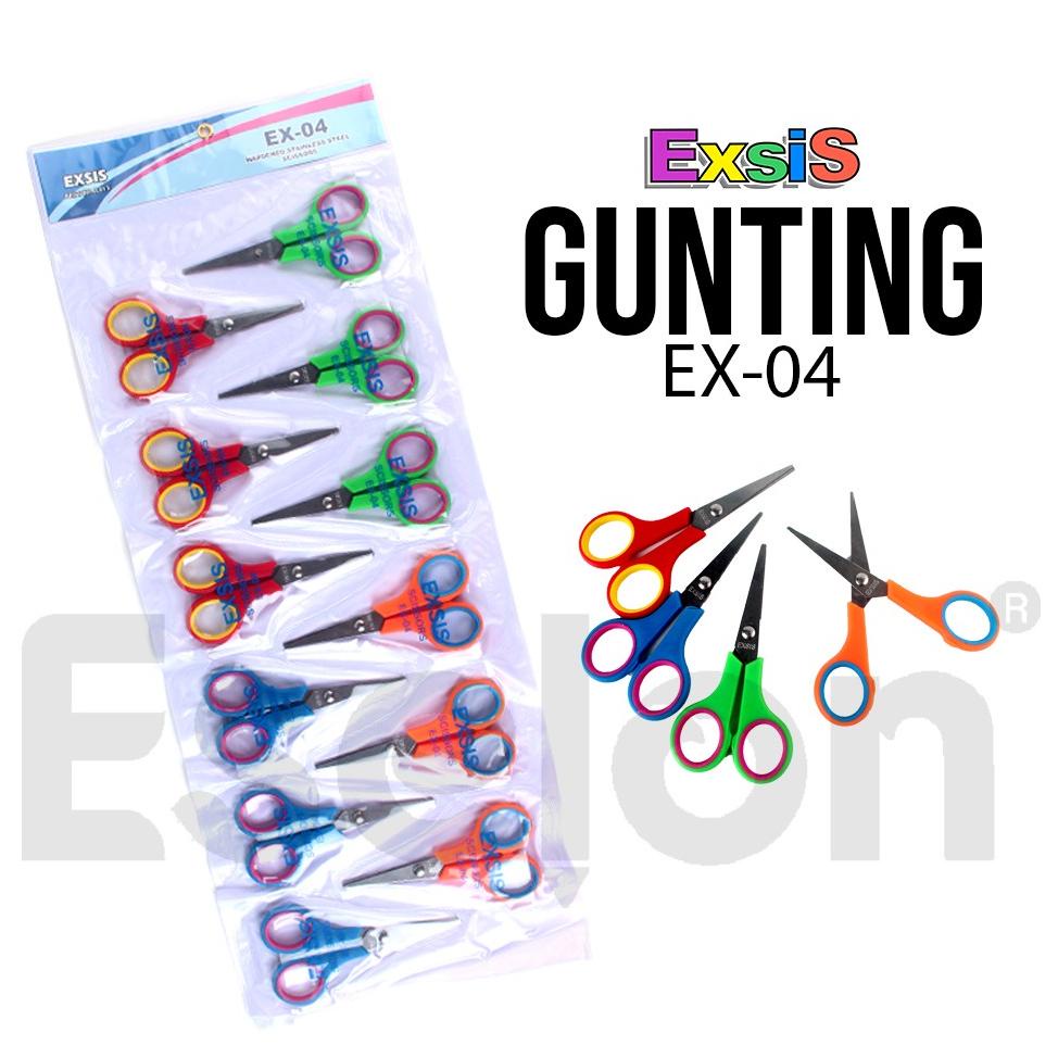 

I33 12pcs Gunting / 1 renteng gunting PASTEL / Gunting PASTEL Exsis EX04 EX05 EX06 PROMO MURAH や
