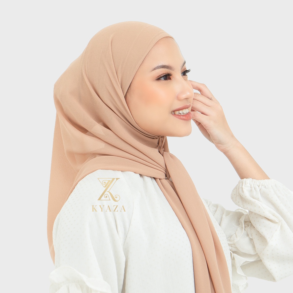 K͙Y͙Z͙ Hijab Segitiga Instan Plus Inner Turki 1 Layer | Segitiga Instan | Ceruty Babydoll