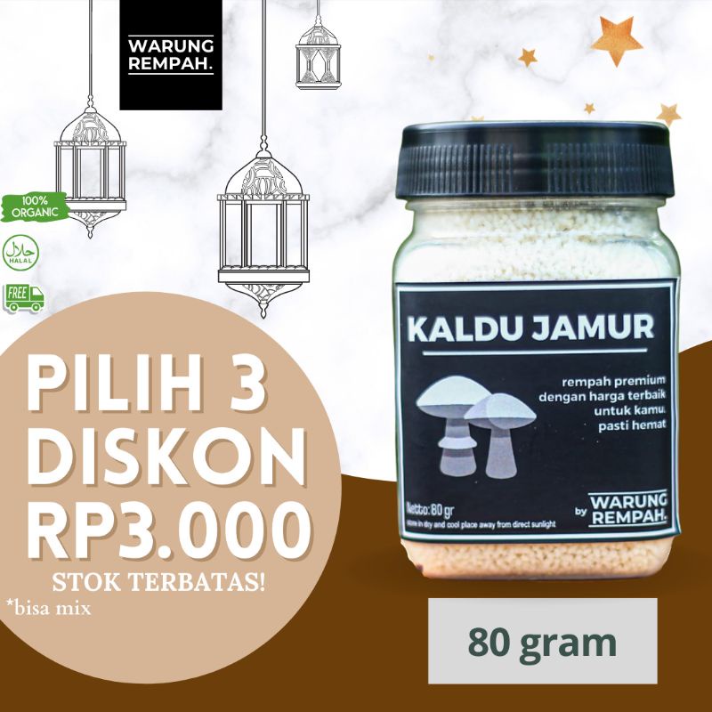 

Kaldu Rasa Jamur For Vegan Food Halal non MSG