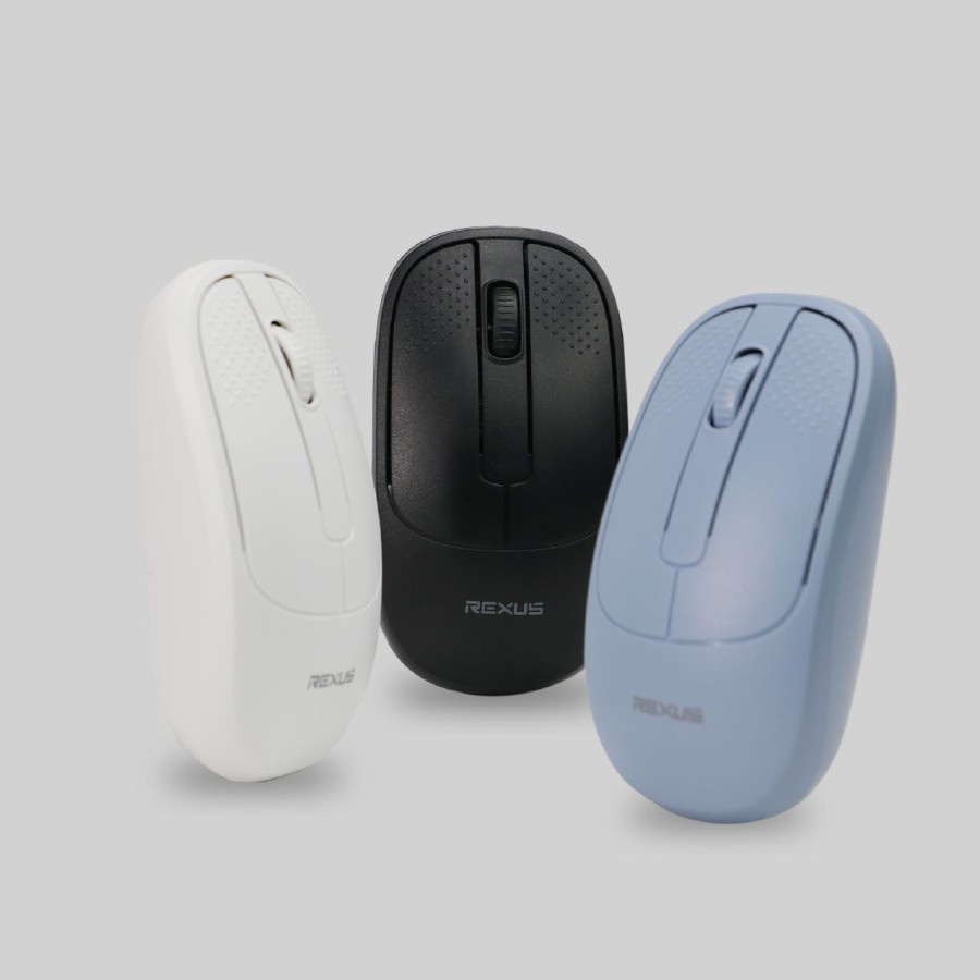 Rexus Q5 Mouse Wireless 1200 dpi with nano receiver Tanpa Kabel